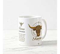HOROSCUP - Interactive Horoscope Mug | NFC Zodiac Cup | Daily Astrology Gift - Taurus - Made in France