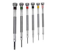 Horotec MSA 01.013 - Assortiment de 6 tournevis professionnels d'horloger - Made in France - Modèle déposé