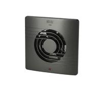 Horoz Electric Extracteur d’Air 100 mm Silencieux Anthracite avec Filtre 12W HELIX - Aérateur Salle de Bain 100 m³/h 43 dB - Ventilateur Extraction pour WC Cuisine - Anti Humidité et Moisissure
