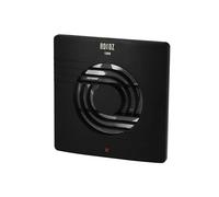 Horoz Electric Extracteur d’Air Salle de Bain 100 mm avec Filtre Noir 12W HELIX - Silencieux Ventilateur d'Extraction 43 dB en ABS 100 m³/h - Aérateur pour Toilettes, Cuisine, Bureau
