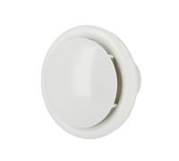 Horoz Electric Extracteur d’Air Salle de Bain 100 mm Blanc 12W AIRYMAX 2 - Silencieux Ventilateur d'Extraction 43 dB en ABS 100 m³/h - Aérateur pour Toilettes, Cuisine, Bureau