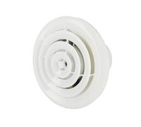 Horoz Electric Extracteur d’Air Salle de Bain 100 mm Blanc 12W AIRYMAX 4 - Silencieux Ventilateur d'Extraction 43 dB en ABS 100 m³/h - Aérateur pour Toilettes, Cuisine, Bureau