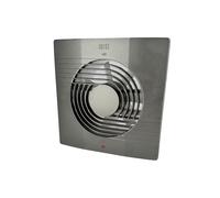 Horoz Electric Extracteur d’Air Salle de Bain 150 mm avec Filtre Anthracite 20W HELIX - Silencieux Ventilateur d'Extraction 47 dB en ABS 150 m³/h - Aérateur pour Toilettes, Cuisine, Bureau