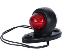 HORPOL Feu de gabarit LED LD 465 universel gauche droit 12V 24V blanc et rouge avec câble 0,23m pour remorque camion et utilitaire éclairage de position avant et arrière
