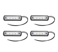 HORPOL Kit de 4 feux de gabarit LED LD 675 12-24V E9 position avant lampes avec câbles montage universel rapide usage routier pour remorque camion machine agricole utilitaire