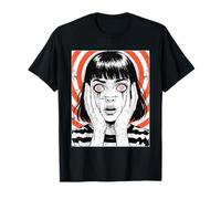 Horreur Anime Girl Japonais Creepy Kawaii Goth T-Shirt