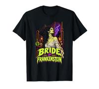 Horreur Gothique rétro La Fiancée de Frankenstein T-Shirt Graphique avec Valeur