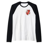 Horreur Horreur sorcière Doigts Tenant Le cœur éclaboussé de Sang Manche Raglan