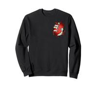 Horreur horreur sorcière doigts tenant le cœur éclaboussé de sang Sweatshirt