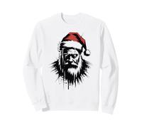 Horreur Santa Grunge Alt Creepy Santa Vintage Christmas Sweatshirt