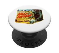 Horreur Vintage Demi-Monstre Humain PopSockets PopGrip Adhésif