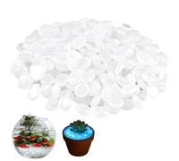 HORREX 300 Pièces Cailloux Aquarium, Blanc Fluorescente Pierre Lumineuse