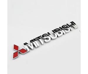 HORREX Auto Emblèmes pour Mitsubishi L200 2019 2020 2021 2022 2023, Metal Stickers Logo de Voiture Emblème Badge 3D Lettres Autocollant Décoration Accessoires Voiture