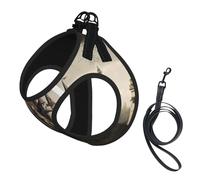 Horrible Fairy Tale Castle02 Harnais réglable pour chien avec clips pour laisse