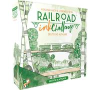 Horrible Guild Heidelberger Spieleverlag, HR024 - Railroad Ink Challenge - Edition Feuille Vert - Jeu de dés, pour 1 à 4 Joueurs, à partir de 8 Ans - Allemand Vert