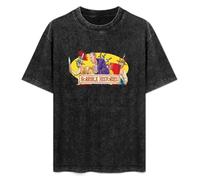 Horrible Histories Unisex T-Shirt Printed Tee Graphic Top Men Black Shirt L