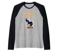 Horrifiant Halloween Licorne Cheval Lover Spooky Night-Mares Manche Raglan