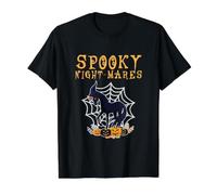 Horrifiant Halloween Licorne Cheval Lover Spooky Night-Mares T-Shirt Graphique avec Valeur