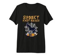 Horrifiant Halloween Licorne Cheval Lover Spooky Night-Mares T-Shirt Haut de Gamme