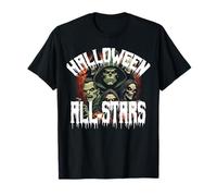 Horror All Star Dracula Werwolf Zombie Teufel Monster Vampire T-Shirt