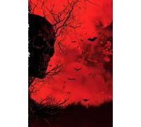 Horror and Halloween Inspired Clean Double-Sided Cover Sketchbook: Size 6x9", white paper with 110 simple clean pages. All purpose use for your sketches or notes.