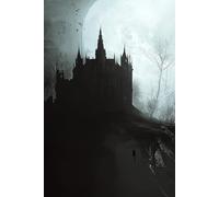 Horror and Halloween Inspired Clean Double-Sided Cover Sketchbook: Size 6x9", white paper with 110 simple clean pages. All purpose use for your sketches or notes.