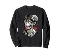 Horror Anime Goth Girl Devil Creepy Japanese Horror Manga Sweatshirt