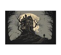 Horror Art (81) Puzzles Adulte 1000 Pieces Cadeau Famille Puzzle Classique 3D EnfFourmisJouet en Bois Cadeau Unique （75×50cm）