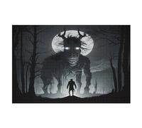 Horror Art Puzzles Adulte 1000 Pieces Cadeau Famille Puzzle Classique 3D EnfFourmisJouet en Bois Cadeau Unique （75×50cm）