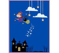 Horror cartoon theme book - Writing journal: 90GSM, Ruled, paperback.