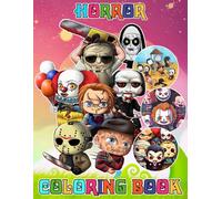 Horror Chibi Coloring Book: 50+ Great Coloring Pages For Kids, Teens, Adults. Beautiful And Exclusive Illustrations Of Your Favorite Characters To Express Your Creativity And Create Your Masterpieces