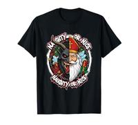 Horror Dämon Teufel Frau Kramperl Outfit Santa Coquine Nice T-Shirt