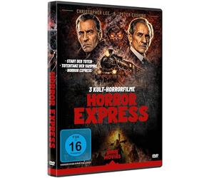 Horror Express - Drei klassische Horrorfilme (DVD) mit Christopher Lee & Peter Cushing (Stadt der Toten, Totentanz der Vampire) 1960-1972 Kultfilme (HORROR CLASSIC MOVIES by WME Home Entertainment)