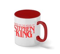 Horror Inspired Based On the novel By Stephen King Blanc tasse à café avec Red Rim et poignée Mug