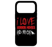 Horror Lover Funny - J'adore Les Films d'horreur et Mon Chat Coque pour iPhone 17 Pro Max