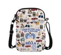 Horror Merch Sac à bandoulière pour fans d'Edward Vampire Merch Parody Bella pour les fans d'Edward Vampires Cadeau Fourchettes Cadeau, Bella Cro2, medium