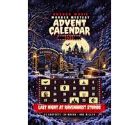 Horror Movie Murder Mystery Advent Calendar 2026: Last Night at Ravenhurst Studios: A Christmas Horror Whodunit Puzzle Book for Adults, 24 Nights of Logic Puzzles