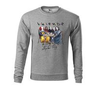 Horror Movies Inspired by Stephen King Book Signature Sweat Gris Unisex Size M