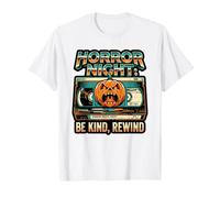 Horror Night : Be Kind, Rewind, Film VHS Jac rétro, Halloween T-Shirt