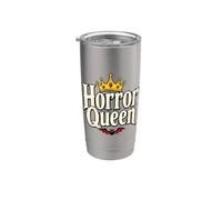 Horror Queen Bande de film d'horreur drôle Type classique Gobelet isotherme en acier inoxydable double paroi
