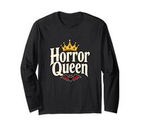 Horror Queen Bande de Film d'horreur drôle Type Classique Manche Longue