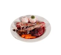 Horror-Shop Assiette Plate avec Cœur Sanglant, Doigts & Yeux 20cm