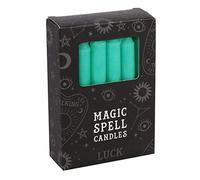 Horror-Shop Bougies Magiques Vertes Bonheur 12 Pcs.