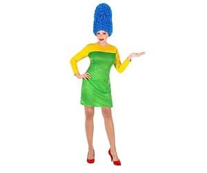 Horror-Shop Costume De Dame Marge Comic avec Perruque S