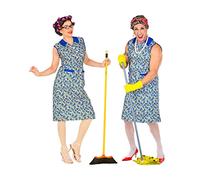 Horror-Shop Costume De Femme Au Foyer En Tablier De Blouse S/M