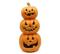 Horror-Shop Grande Tour Citrouille d'halloween avec Lumière 50cm