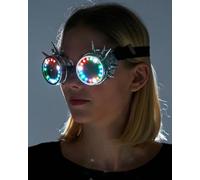 Horror-Shop Lunettes De Soudeur Steampunk avec LED