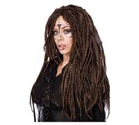 Horror-Shop Perruque De Sorcière Vaudou avec Dreadlocks