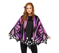 Horror-Shop Poncho Ailes De Papillon Violet Poncho Ailes De Papillon