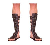 Horror-Shop Sandales Romaines avec Lanières & Protège-Tibias